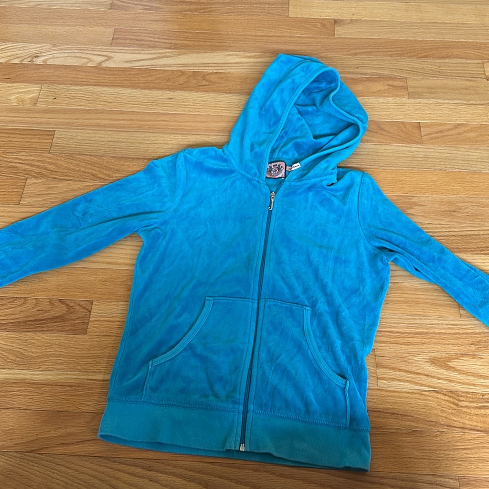 Y2K Vintage Juicy Couture Zip Up Velour Sweatshirt